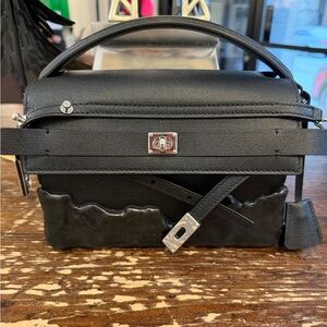 Ottolinger x ECCO.Kollektive Black "Dip Kellie" Leather Bag | Rubber Base | Rare